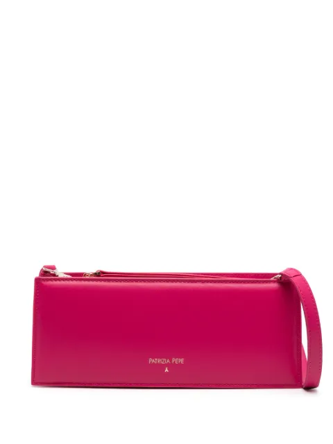 Patrizia Pepe Fly Bamby leather shoulder bag Pink 8B0213L061M513