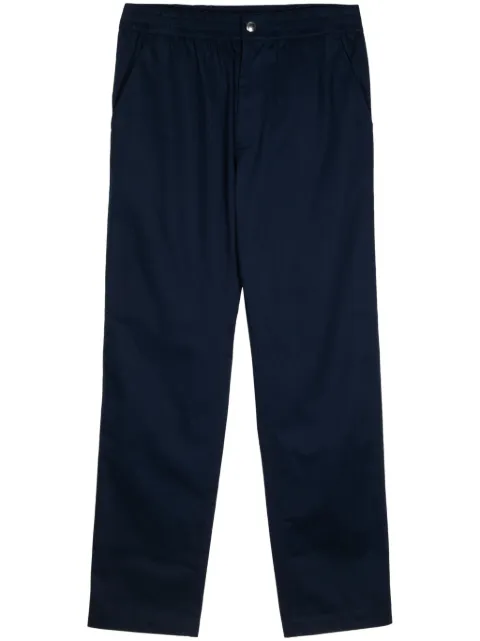 Maison Kitsuné straight-leg cotton chinos Blue MM01119WW0102P476
