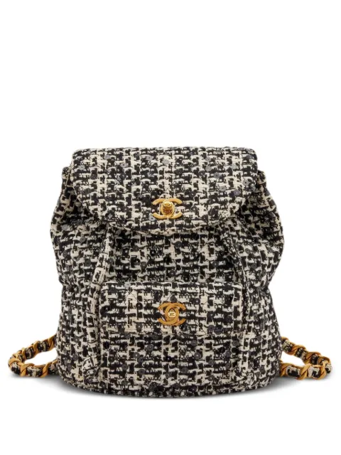 CHANEL Pre-Owned 1994 Duma backpack Black CHANEL1994TWEEDBACKPACK
