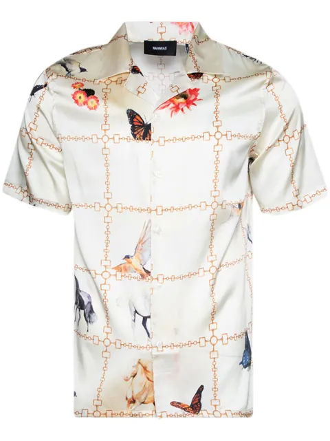 Nahmias Wildlife shirt Neutrals W17S1920