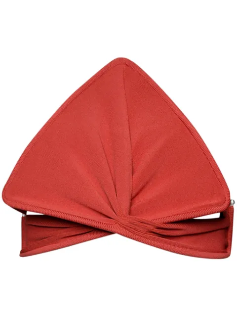 Christopher Esber ore pierced spear knit bustier Red 24011400