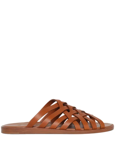 Loro Piana Bayonne interwoven slides FAN8711