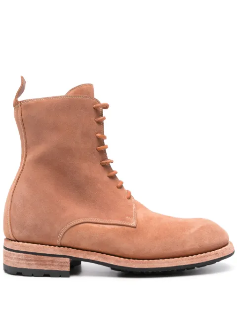 Guidi leather lace-up combat boots Neutrals GUIDOOLD