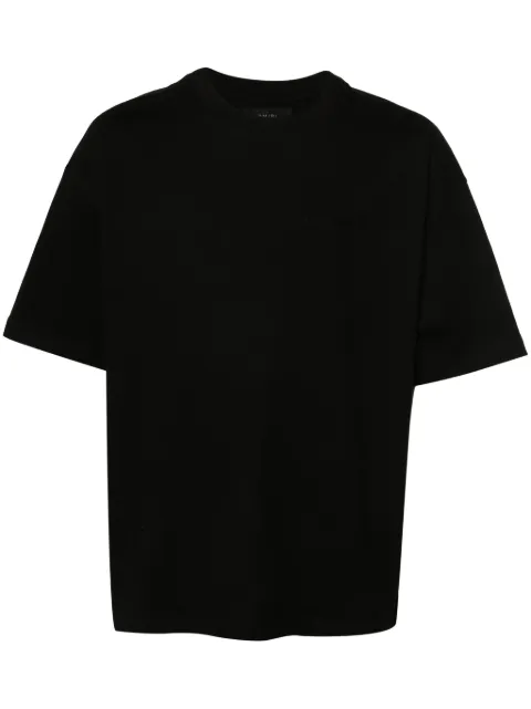 AMIRI logo-embroidered cotton t-shirt Black AMJYTE1061