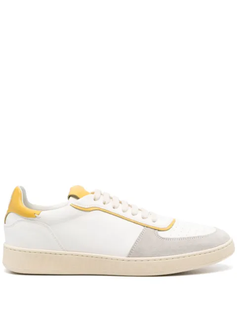 Stuart Weitzman Derby leather sneakers White SI016SNP