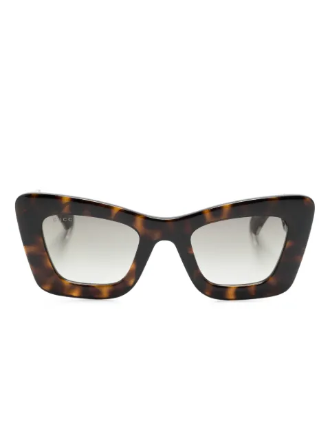 Gucci Eyewear tortoiseshell cat-eye sunglasses Brown GG1552S