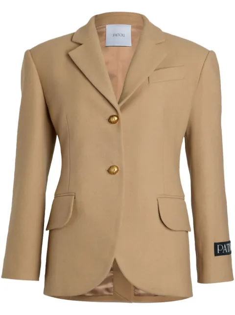 Patou belted jacket Neutrals JA0380003114B