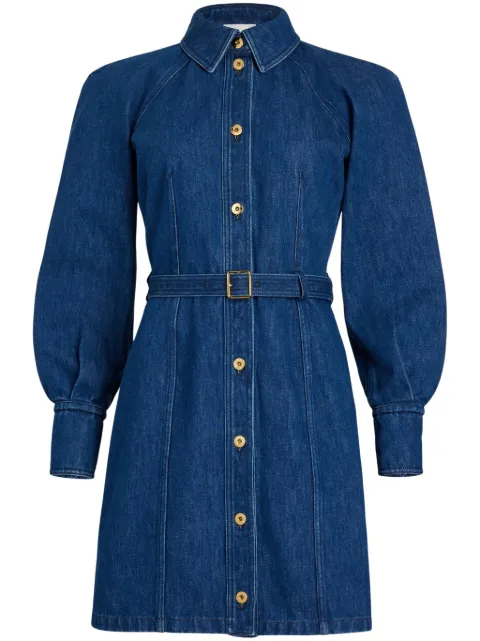 Patou denim mini shirt dress Blue DR1520008660B