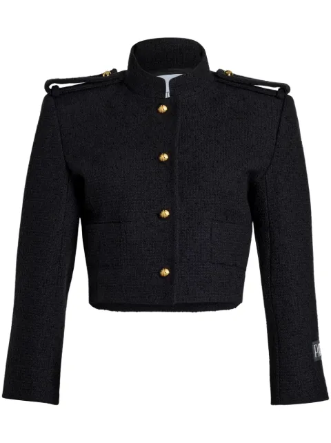 Patou cropped sailor jacket Black JA0440185999B
