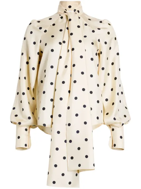 Patou Lavallière blouse Neutrals BL03401915070
