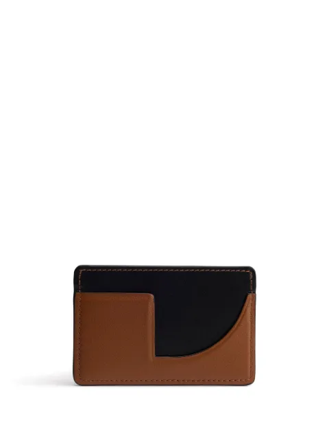 Patou JP leather card holder Brown SL0015000911B