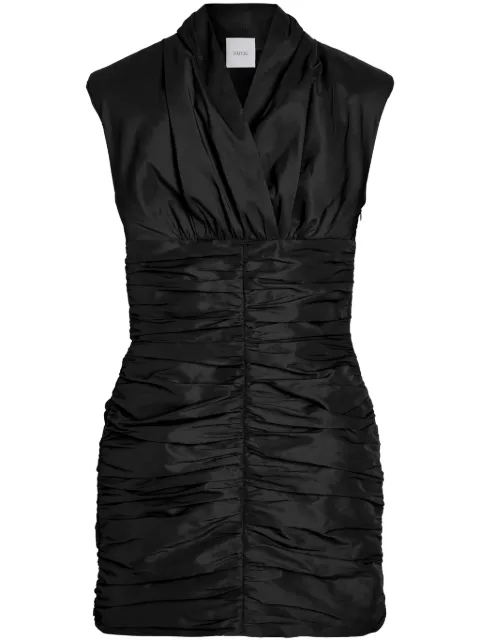 Patou open-back mini dress Black DR1480186999B