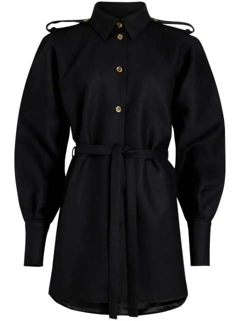Patou mini shirt dress Black DR1530189999B
