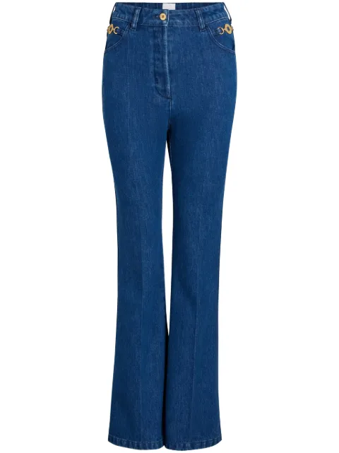 Patou organic-cotton flared jeans Blue TR0300008660B