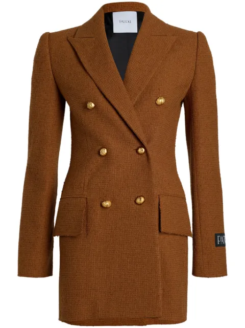 Patou double-breasted blazer Brown JA0420185220A