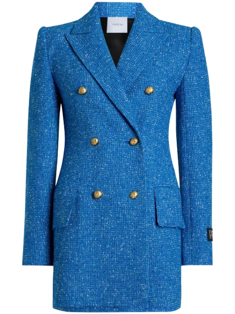 Patou double-breasted blazer Blue JA0420185635B