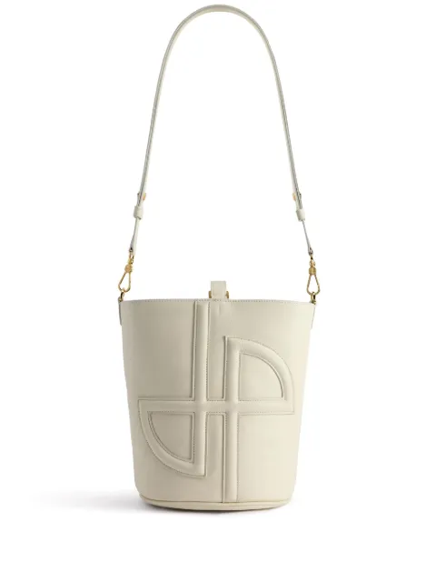 Patou small JP bucket bag White BA0165038116B