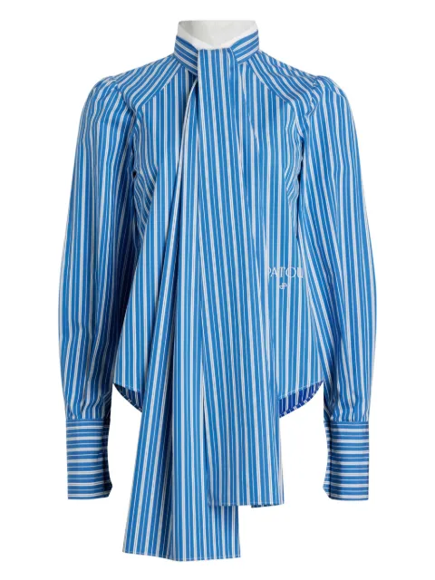 Patou Lavallière striped blouse Blue BL03401905062
