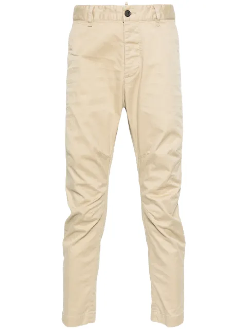 DSQUARED2 cotton chino pants Neutrals S74KB0819S39021