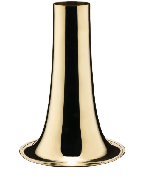 Alessi Trumpet vase (16.7cm x 24.9cm) Gold ITM05BR