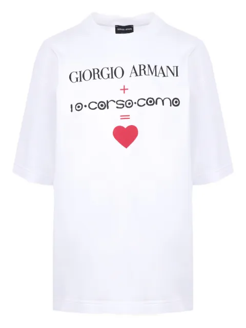 Giorgio Armani x 10 Corso Como cotton T-shirt White 3LAM93AJQOZ