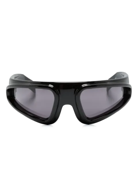Rick Owens biker-frame sunglasses Black RG0000012GBLKSB