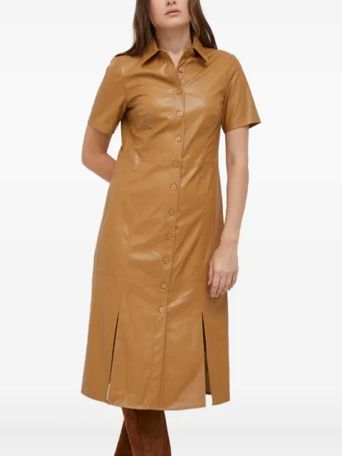DKNY short-sleeved midi dress Brown DD3D4101