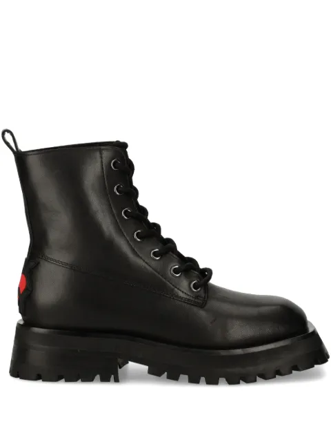 DKNY leather boots Black K2438890