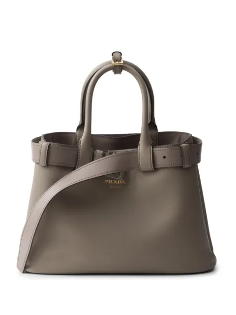 Prada medium Buckle tote bag Grey 1BA434VOBO2CY9