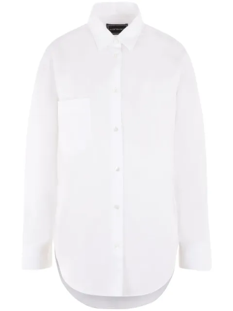 10 CORSO COMO slim-fit poplin shirt White CCWFC001T005