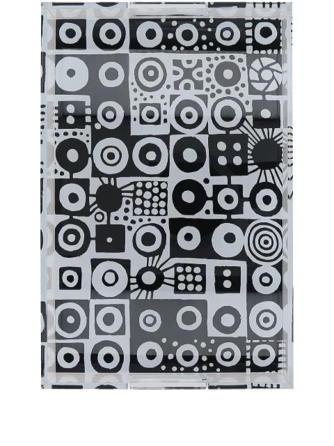 10 CORSO COMO Printed tray Black P2300364