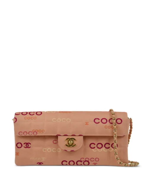 CHANEL Pre-Owned 2000 East West shoulder bag Pink 6860249