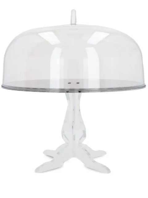 10 CORSO COMO circle-print acrylic-glass cake stand Black P2300355