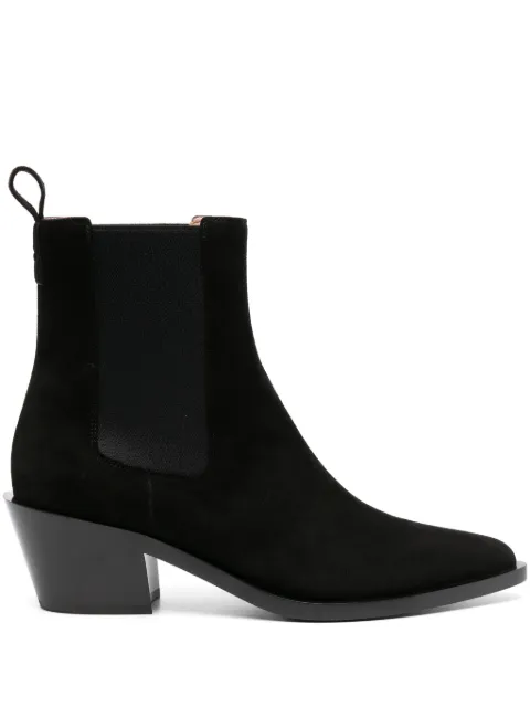 Gianvito Rossi Wylie 45mm suede boots Black G7290145CUOCAS