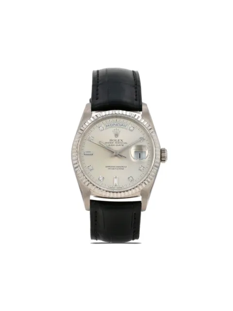 Rolex 1990 pre-owned Day-Date 36mm Neutrals 409409