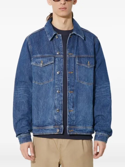Wood Wood buttoned denim jacket Blue 12315106