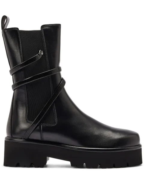René Caovilla Juniper leather boots Black C1226004500019139