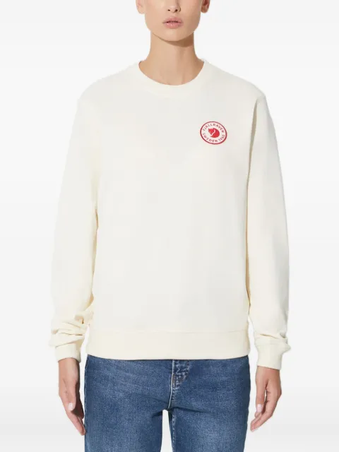 Fjällräven logo-patch sweatshirt White F87230