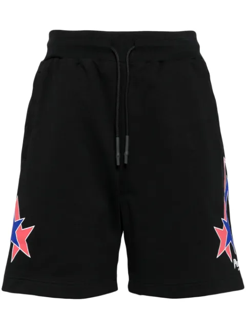 PHOBIA starry lightning print cotton shorts Black PH00623