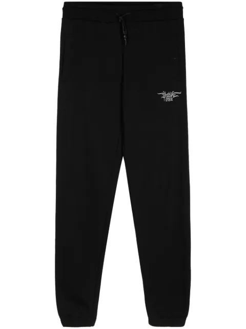 PHOBIA tapered-leg cotton track pants Black PH00591