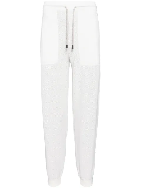 Sease honeycomb knit track pants Grey KA030XG043