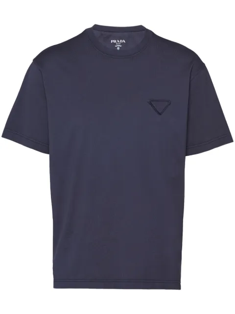 Prada cotton T-shirt Blue UJN852S23213CC