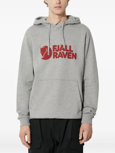 Fjällräven logo-detail hoodie Grey F84144