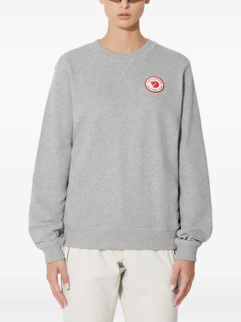 Fjällräven logo-patch sweatshirt Grey F87230