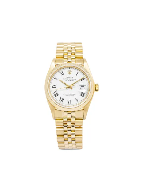 Rolex pre-owned Datejust 36mm White 16018