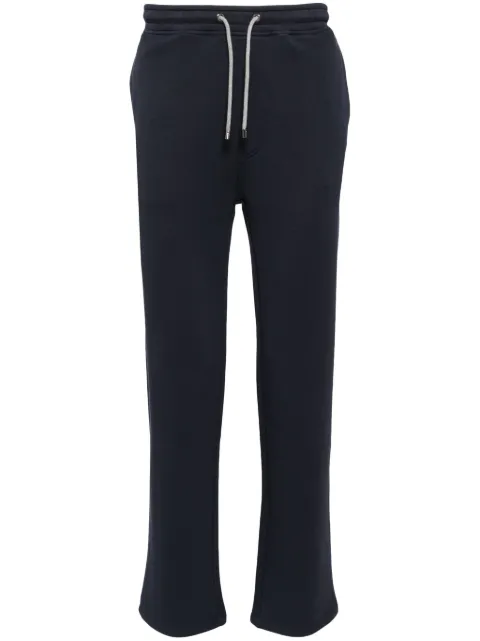 Corneliani straight-leg cotton track pants Blue 93G5639325031