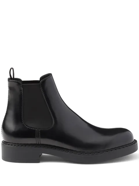 Prada brushed-finish Chelsea boots Black 2TE168055