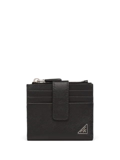 Prada Saffiano-leather card holder Black 2MC066QHH