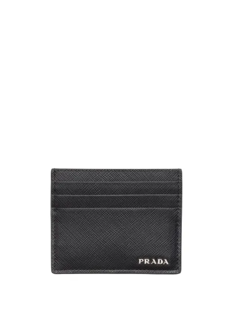 Prada Saffiano leather cardholder Black 2MC0252FPJ