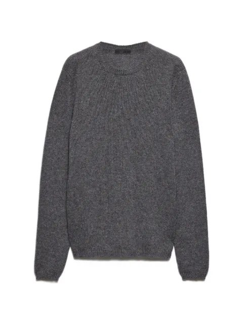 Prada long-sleeve cashmere jumper Grey UMN864S122643